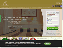 Tablet Screenshot of hotel-des-colonies.be
